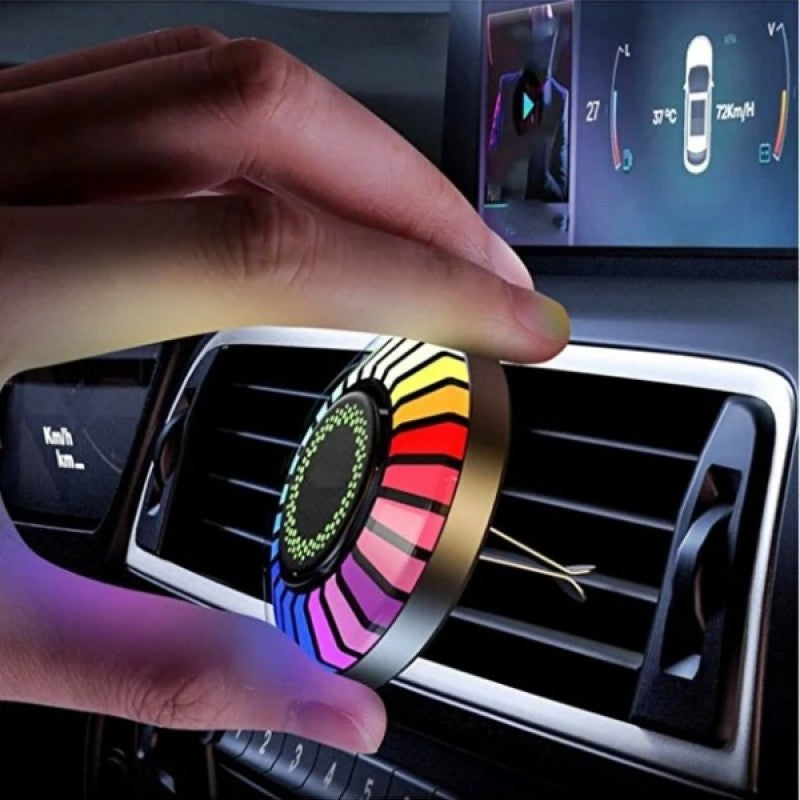 Araç İçi Koku Hazneli RGB Sese Duyarlı LED Işık | Ambiyans & Müzik Senkron