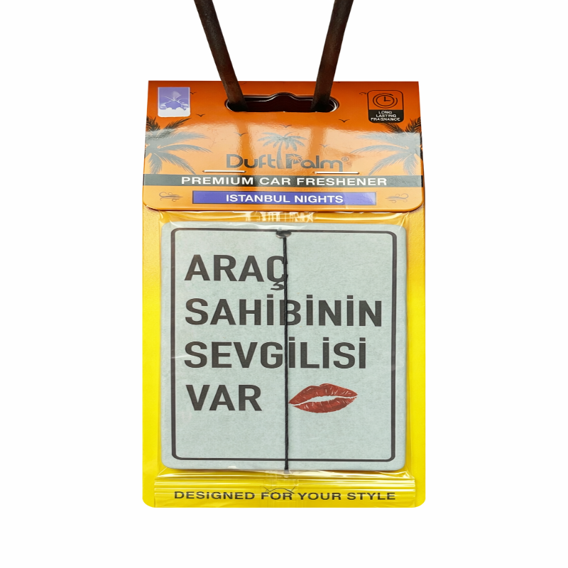 Daft Palm “Araç Sahibinin Sevgilisi Var” Premium Oto Kokusu