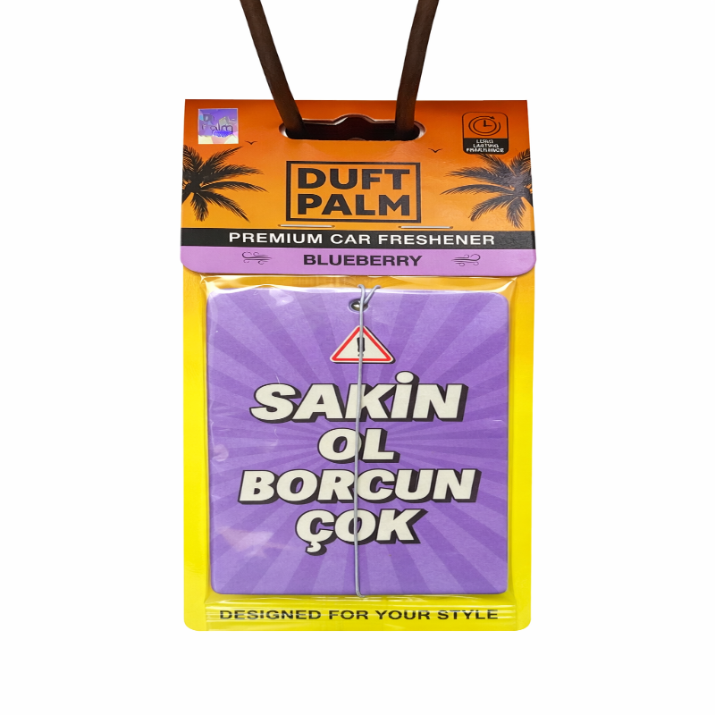 Daft Palm “Sakin Ol Borcun Çok” Premium Oto Kokusu