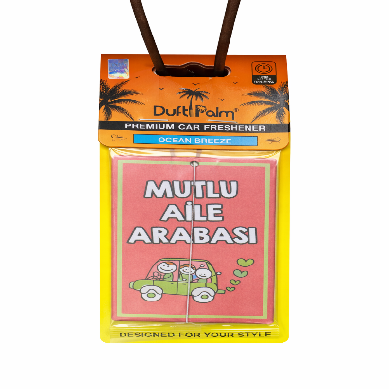Daft Palm “Mutlu Aile Arabası” Premium Oto Kokusu
