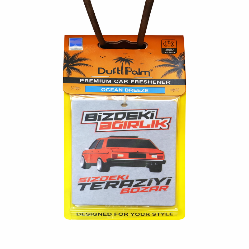 Daft Palm “Bizdeki Ağırlık Sizdeki Teraziyi Bozar” Premium Oto Kokusu