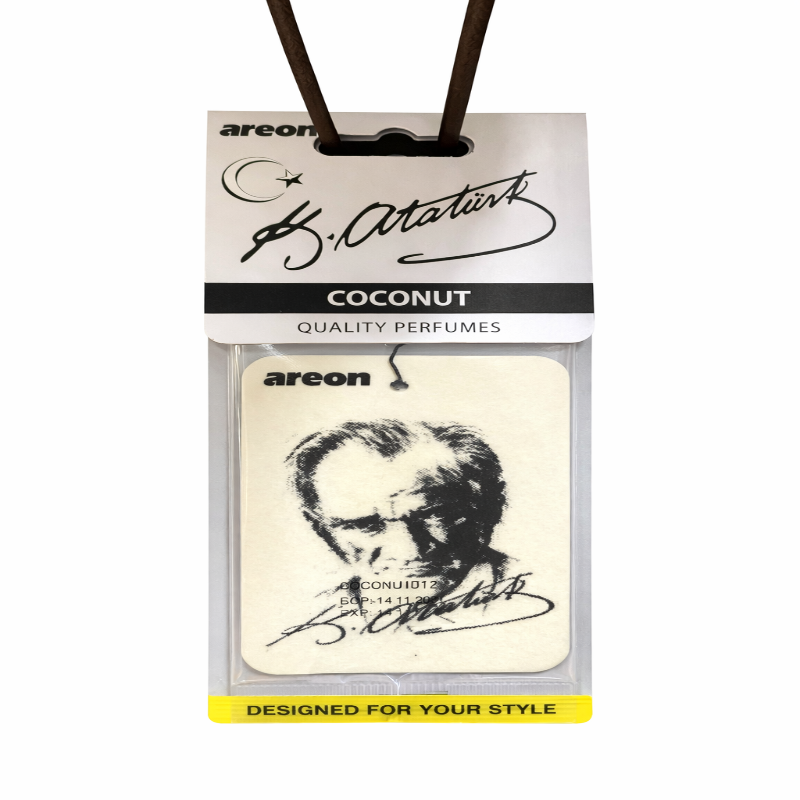 Areon Mustafa Kemal Atatürk İmzalı Premium Oto Kokusu