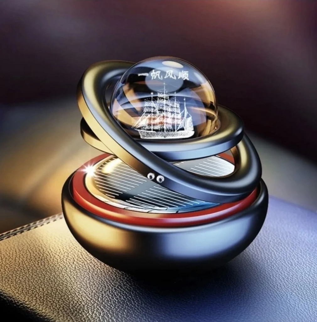 Solar-Powered Galaxy-Themed Car Air Freshener
