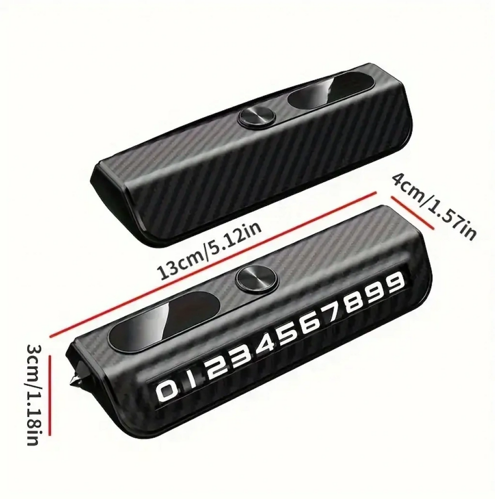 Lüks Araç İçi Numaratör Cam Kırıcılı Premium