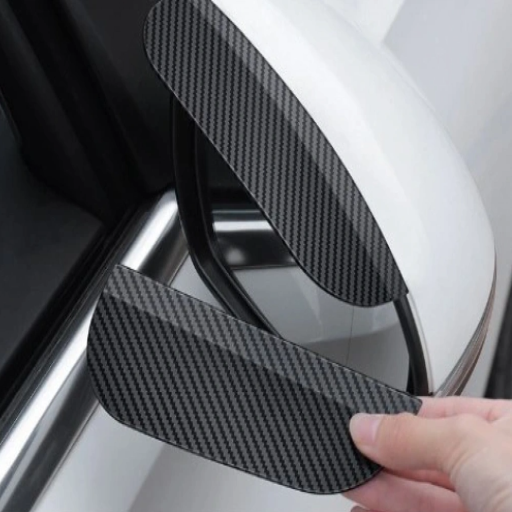 Dikiz Aynası Yağmur Siperliği Yağmur Kar Koruyucu Carbon Desen 2'li