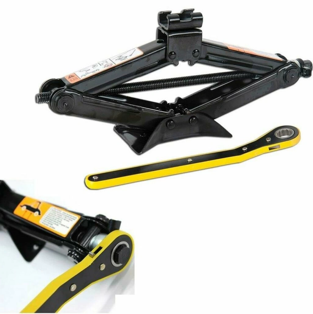 Tek Kollu Cırcırlı Akordiyon Kriko 1.5 Ton 1.Sınıf Dayanıklı Malzeme