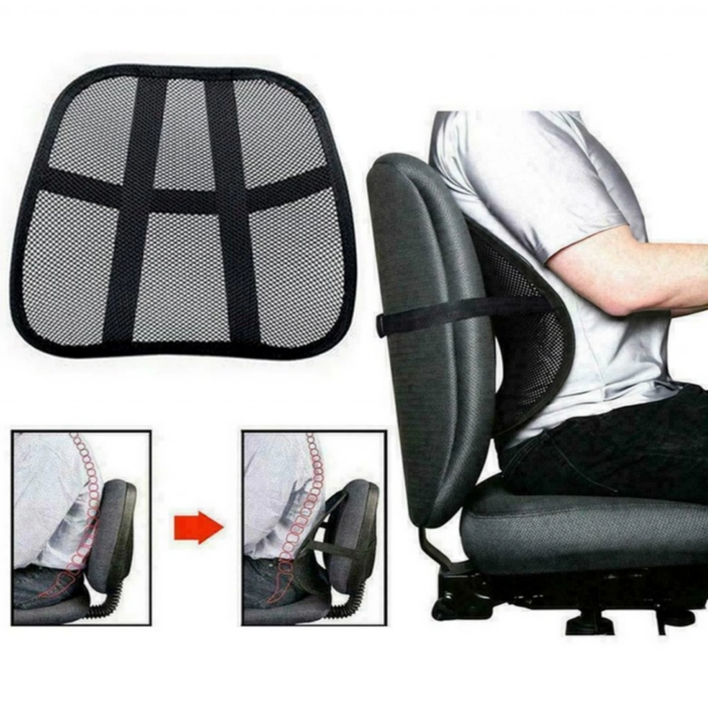 Araç/Ofis Fileli Oto Bel Desteği File Terletmez Bel Arkası Sırtlık