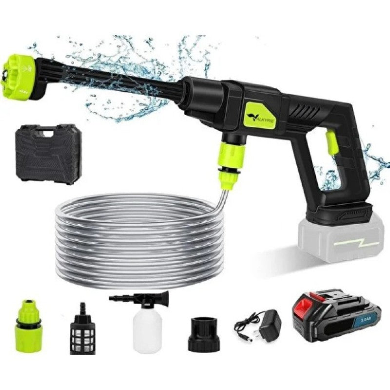 Şarjlı Kablosuz Yüksek Basınçlı Oto Yıkama Makinesi – Taşınabilir, Çok Fonksiyonlu Basınçlı Yıkama Tabancası