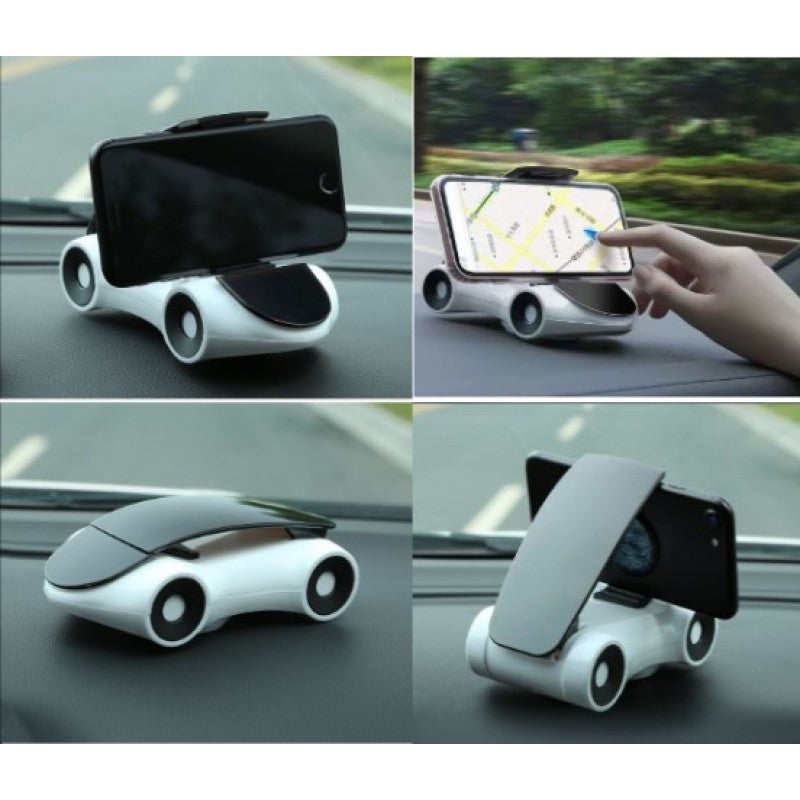 Araba Tasarımlı Araç İçi 360° Döner Telefon Tutucu | Navigasyon Uyumlu