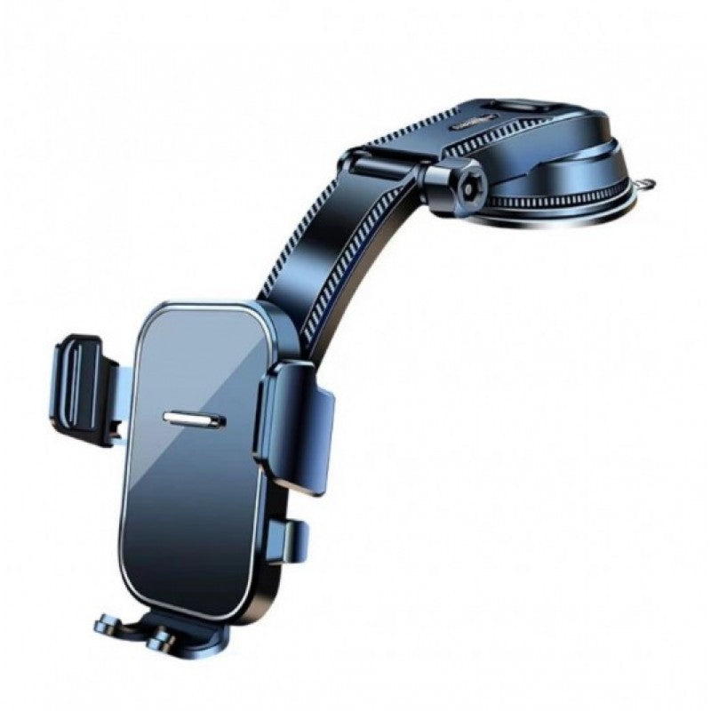 Torpido Üstü Vakumlu Araç Telefon Tutucu | Ayarlanabilir Uzun Kollu, Güçlü Vakum