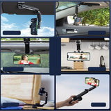 180° Dönebilen Çok Fonksiyonlu Telefon Tutucu | Araç İçi Tavan & Güneşlik Uyumlu