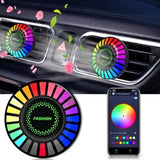 Araç İçi Koku Hazneli RGB Sese Duyarlı LED Işık | Ambiyans & Müzik Senkron