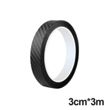 Karbon Fiber Araba Koruyucu Bant | 3 Metre x 3 cm | Çizik ve Darbe Önleyici PVC Folyo