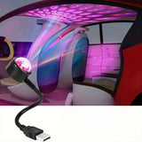 Sese Duyarlı USB Araç İçi Ambiyans Işığı RGB LED Mini Disko Lamba