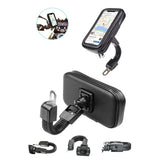 Su Geçirmez Motosiklet Telefon Tutucu | Gidon Bağlantılı | Dokunmatik Ekran Uyumlu