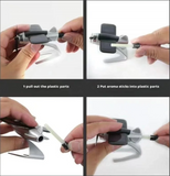 Solar-Powered Airplane-Themed Car Air Freshener