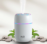 Araç İçi Nemlendirici Çiçekli Model H2o Rgb Kablolu Beyaz Buhardanlık