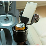 Ayarlanabilir Araç İçi Çoklu Bardak Tutacağı | Döner ve Genişletilebilir Tasarım