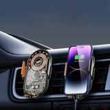 Araç İçi Kablosuz Şarjlı Telefon Tutucu | Otomatik Sensörlü, Hızlı Şarj Destekli