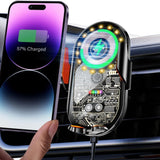 Araç İçi Kablosuz Şarjlı Telefon Tutucu | Otomatik Sensörlü, Hızlı Şarj Destekli