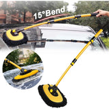 Teleskopik Saplı Kuru & Islak Oto Yıkama Fırçası | Ayarlanabilir Uzunluk | Çizmez Temizlik