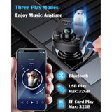 QC 3.1A & 23W PD Hızlı Şarjlı Bluetooth FM Transmitter | USB & TF Kart Destekli Araç İçi Müzik ve Handsfree Görüşme Cihazı