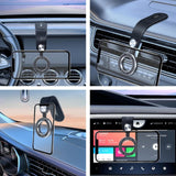 Kompakt ve Dayanıklı Manyetik Araç İçi Telefon Tutucu | Güçlü Mıknatıs, Tek Elle Kullanım