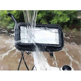 Su Geçirmez Motosiklet Telefon Tutucu | Gidon Bağlantılı | Dokunmatik Ekran Uyumlu