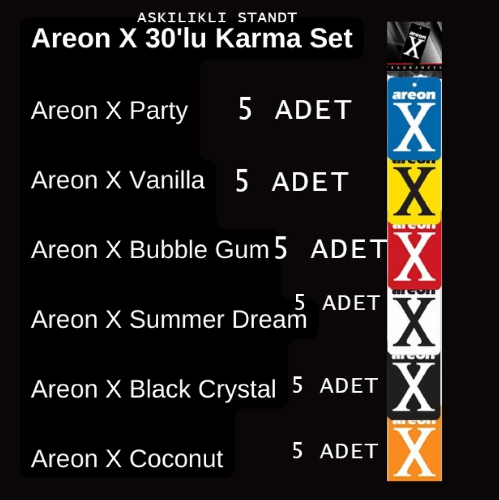 Areon Koku 30 Lu Stand Her Modelden 5'er Adet