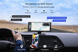 4k Çift Lens Kameralı Apple Ve Android CarPlay Araç Kamerası