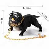 Araç İçi Dekor Pitbull Köpek Zincirli Aksesuar