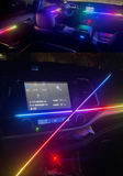 Araç İçi Ambiyans Led Profesyonel 64Renk Rgb App Kontrollu