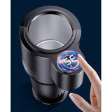 Araç İçi Isıtıcı & Soğutucu Bardak Tutucu | Dijital Ekranlı | 12V Oto Bardak Isıtıcı-Soğutucu