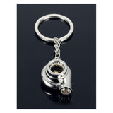 Oto Turbo Anahtarlık | Metal Gökkuşağı Renkli Spor Tasarım