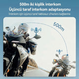 Q29 Motosiklet İnterkom Özellikli Kask Kamerası – Full HD 1080P, 120° Geniş Açı, 30FPS