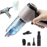 Air Blower Kablosuz Araç Süpürgesi | 12.000 Pa Güçlü Emiş | 2000 mAh Şarjlı El Süpürgesi ve Hava Üfleme