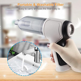 Air Blower Kablosuz Araç Süpürgesi | 12.000 Pa Güçlü Emiş | 2000 mAh Şarjlı El Süpürgesi ve Hava Üfleme