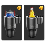 Araç İçi Isıtıcı & Soğutucu Bardak Tutucu | Dijital Ekranlı | 12V Oto Bardak Isıtıcı-Soğutucu