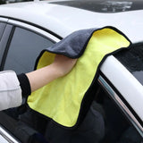 Yünlü Mikrofiber Araba Temizlik Bezi 50×70 cm | Çizmez, Süper Emici Oto Kurulama Bezi