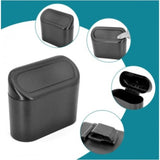 Araba Çöp Kutusu Kapaklı Organize | Siyah Renk | Araç İçi Düzenleyici Çöp Kovası