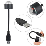 Sese Duyarlı USB Araç İçi Ambiyans Işığı RGB LED Mini Disko Lamba