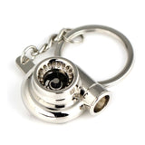 Oto Turbo Anahtarlık | Metal Gökkuşağı Renkli Spor Tasarım